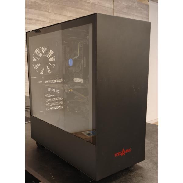 Custom gaming stationær med hærdet glas Nvidia & intel