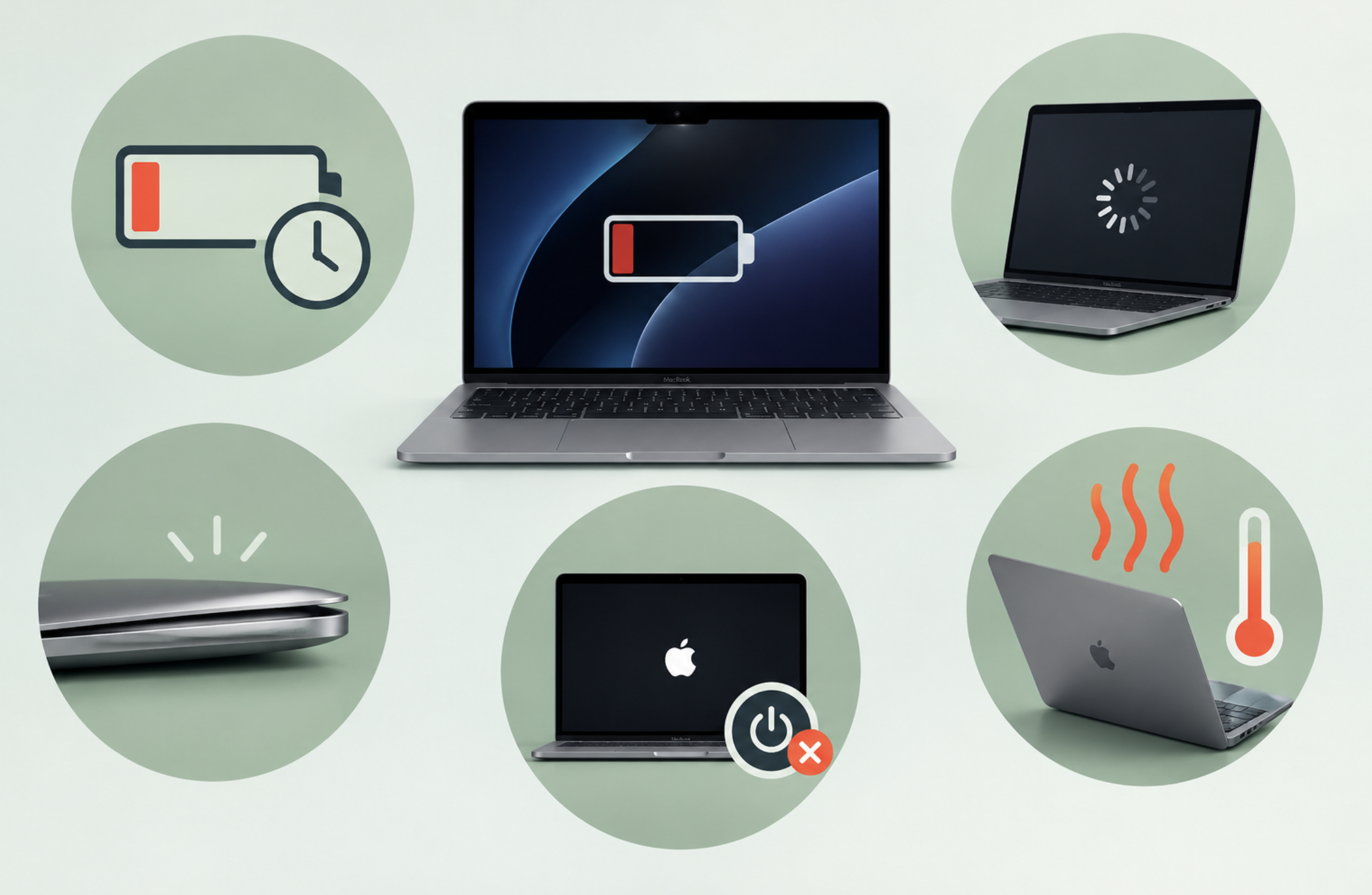 Tegn på at Macbook batteri skal skiftes